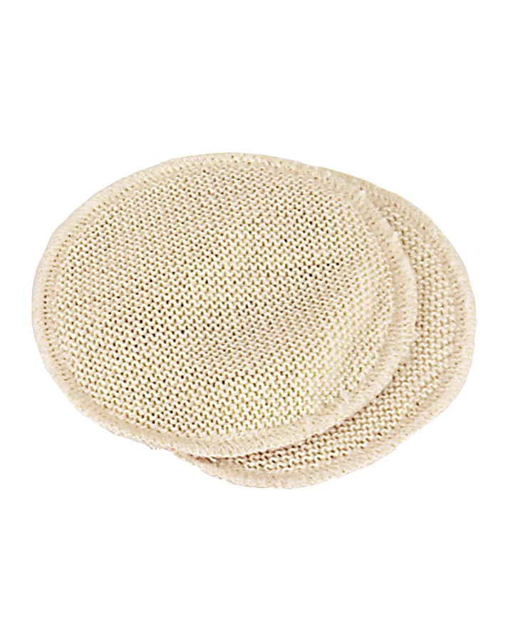 Disana Stilleinlagen Wolle-Wolle-Seide, 3-lagig, 1 Paar Durchmesser 14 cm
