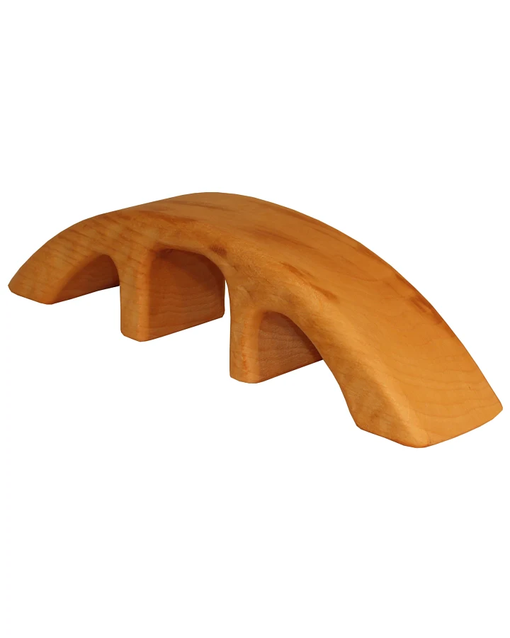 Holzbausteine natur Brücke, Erlenholz Maße 26 x 7 cm