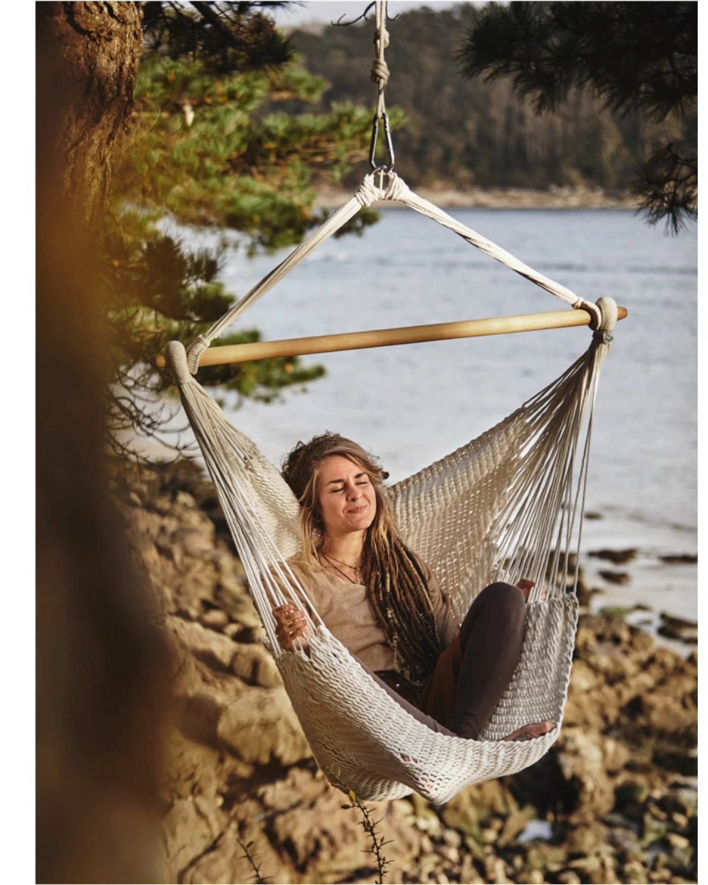 Balao Hängesitz natur 90 x 200 cm Netzfläche – Ansicht 2