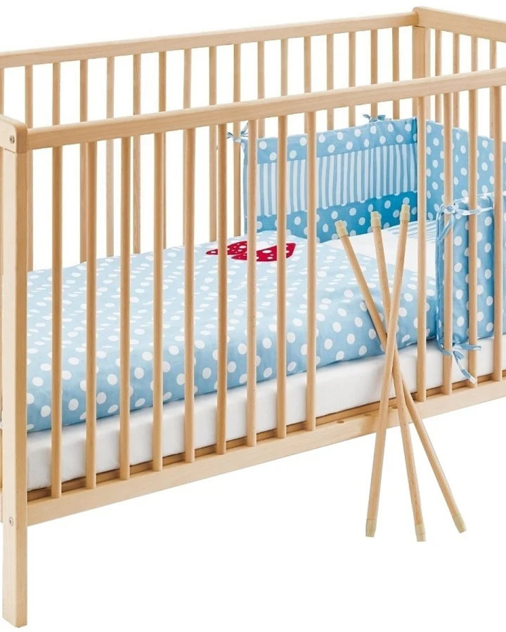 Pinolino Kinderbett Buche massiv, unbehandelt Liegefläche 70x140cm