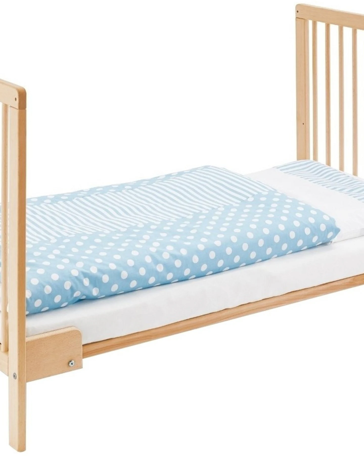 Pinolino Kinderbett Buche massiv, unbehandelt Liegefläche 70x140cm – Ansicht 2