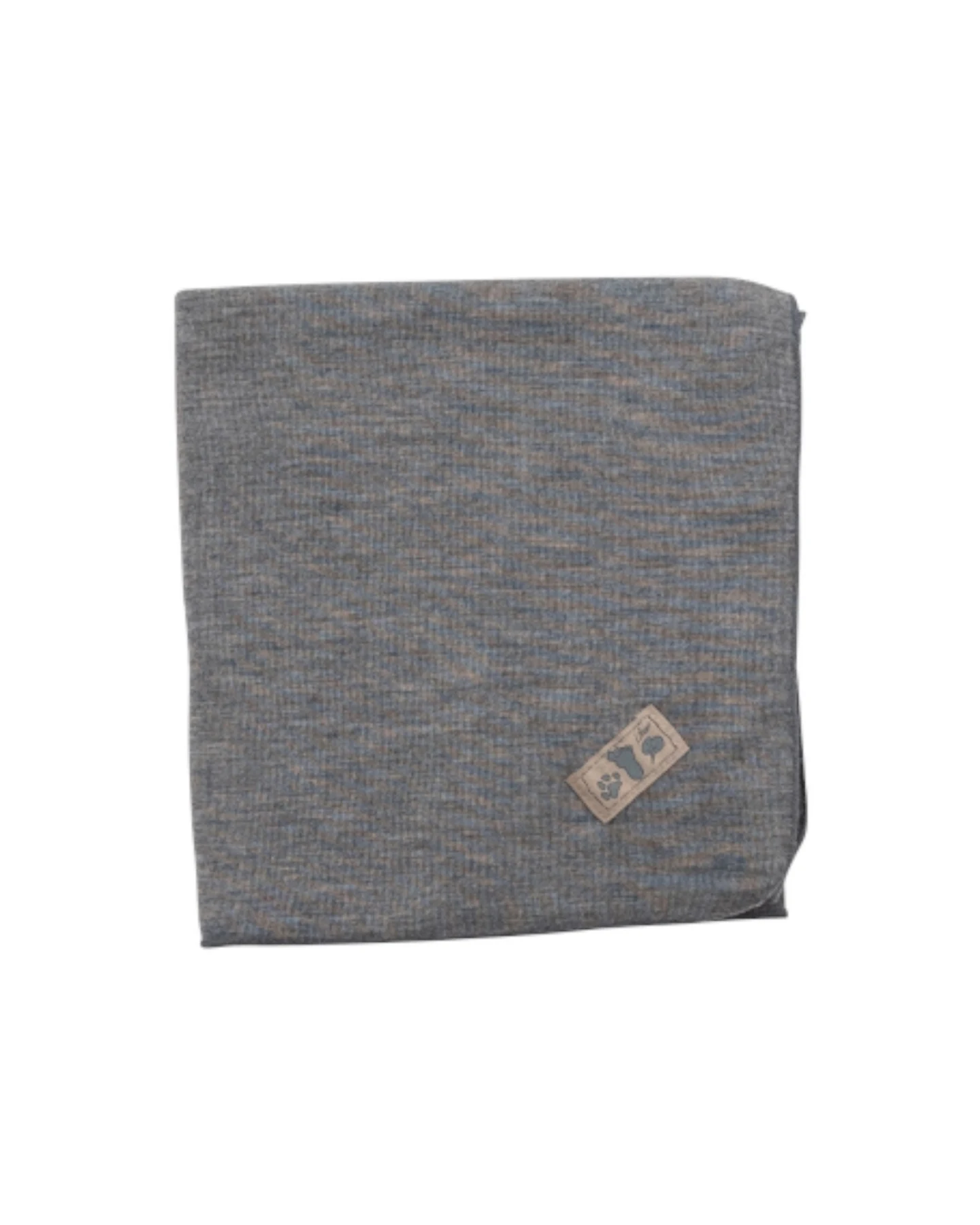 Lilano Babydecke Bio-Merinowolle Seide melange-grau Maße 80 x 90 cm – Ansicht 2