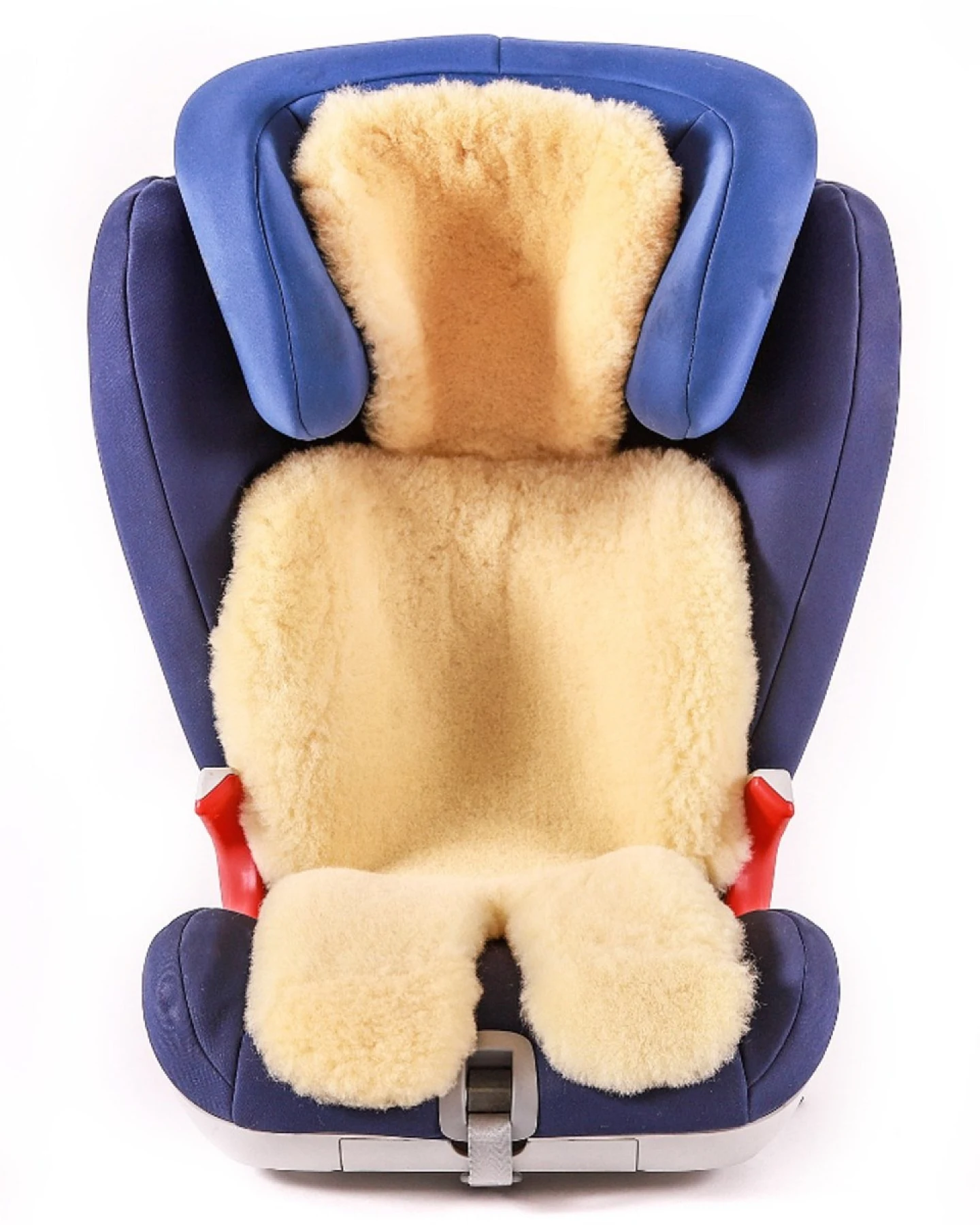 Hofbrucker Lammfell Auflage für Babyschale und Kindersitz, waschbar Maße 40 x 80 cm – Ansicht 2