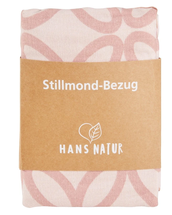 Stillkissenbezug für Stillmond Bio-Baumwolle rose Maße 60 x 60 cm