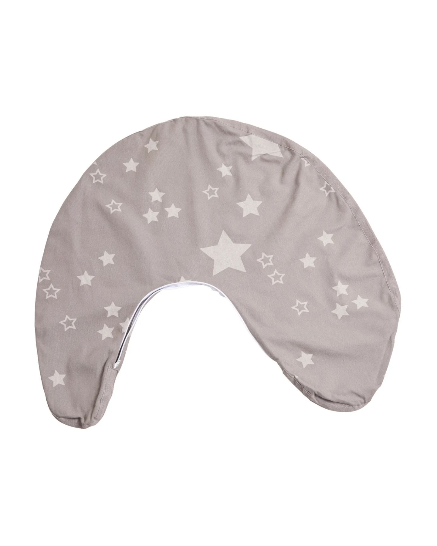 Stillkissenbezug für Stillmond Bio-Baumwolle Sterne grau Maße 60 x 60 cm – Ansicht 2