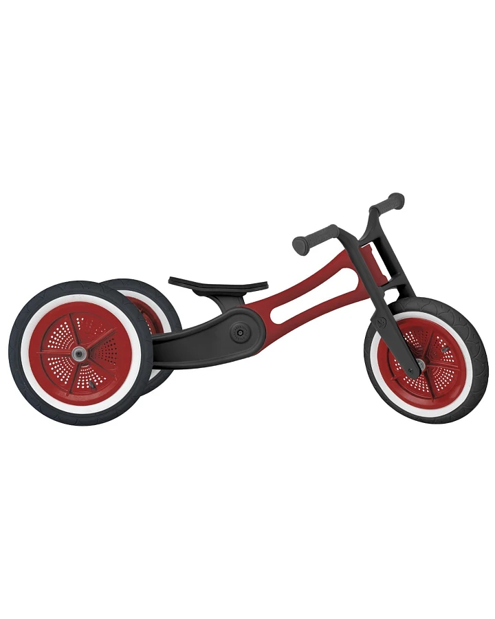 Wishbone Bike Dreirad Laufrad 3-in-1 "Recycled Edition" rot Für Kinder zwischen 1 und 6 Jahren