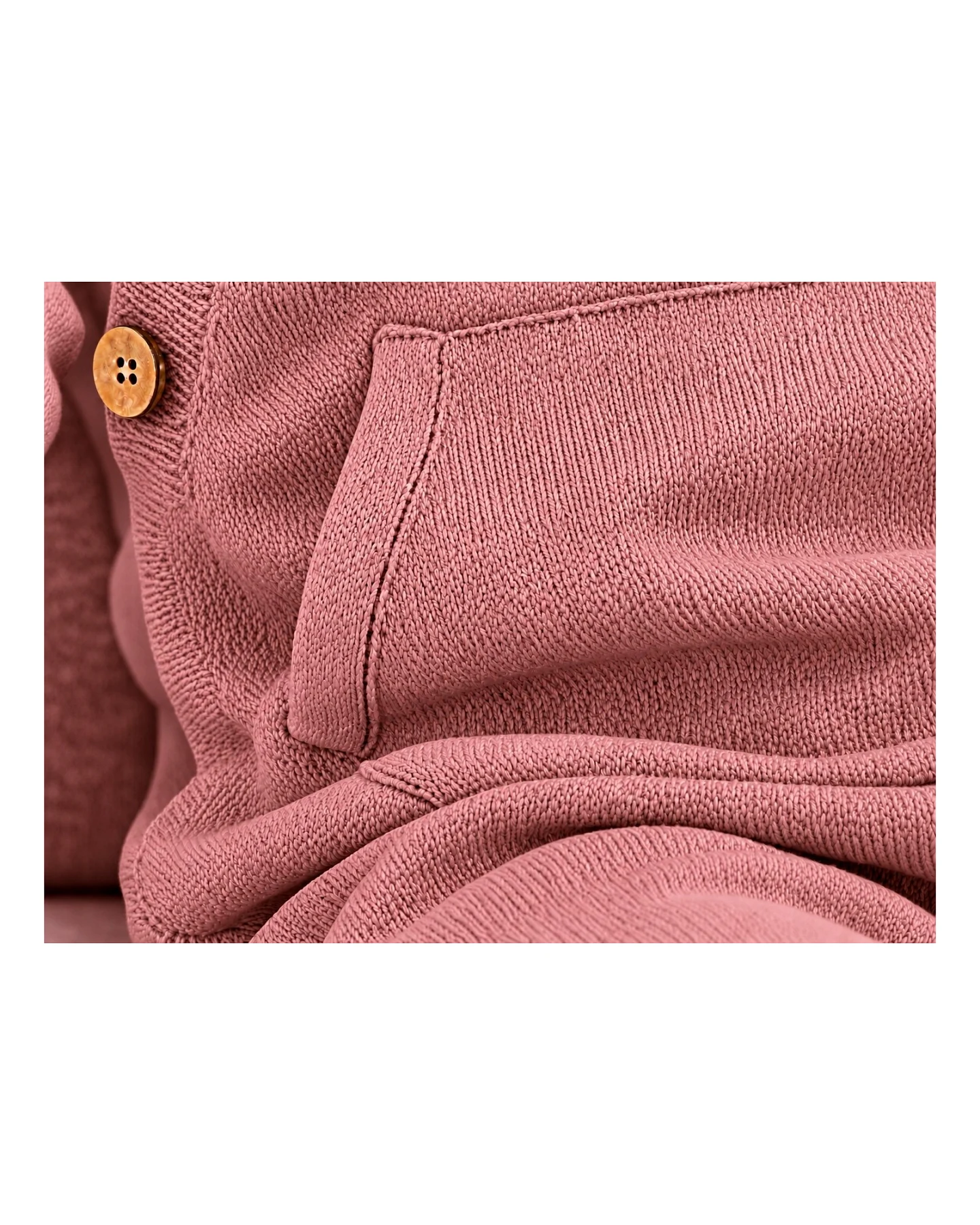 Baby und Kinder Latzhose Strick-Qualität Bio-Baumwolle rose Gr.62/68 – Ansicht 2