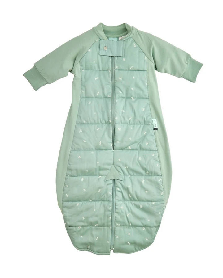 Schlafsack Baby Winter "ergoSleepSuit" sage Gr. 3-12 Monate