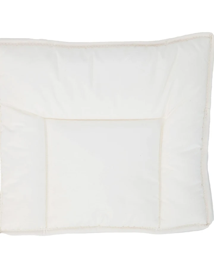 Natur Babykissen flach Maisvlies Maße 35 x 40 x 3 cm, 50 g, Perkal-Inlett