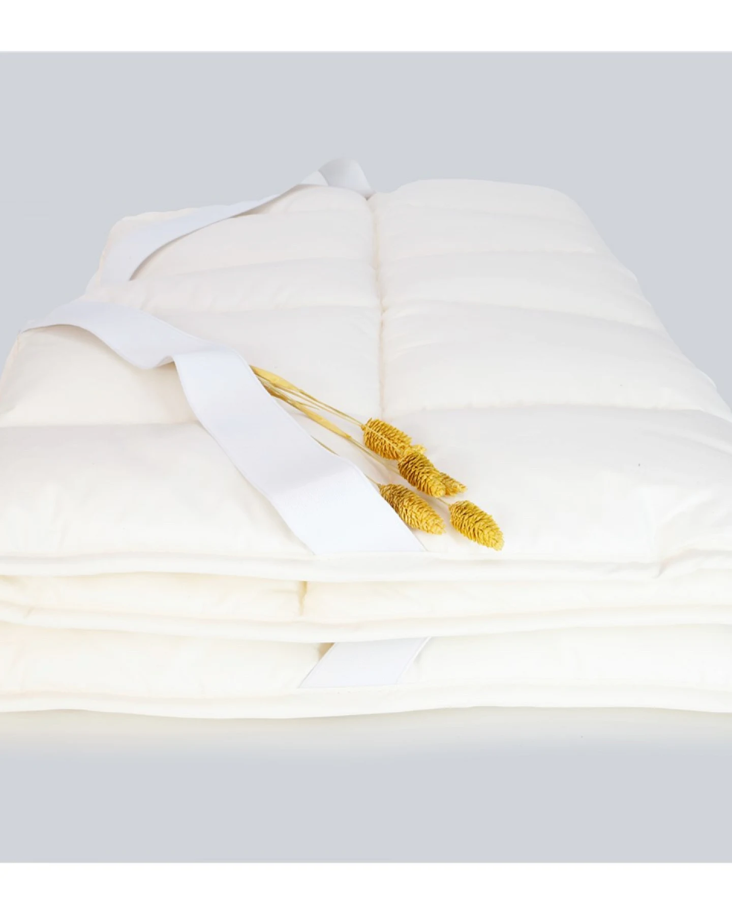 Natur Baby und Kinder Topper Unterbett Maisvlies 70 x 140 cm, 650 g – Ansicht 2