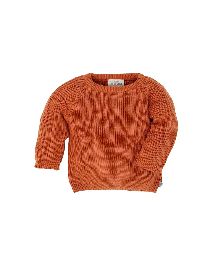 Baby und Kinder Pullover Grobstrick Bio-Baumwolle terra Gr. 62/68