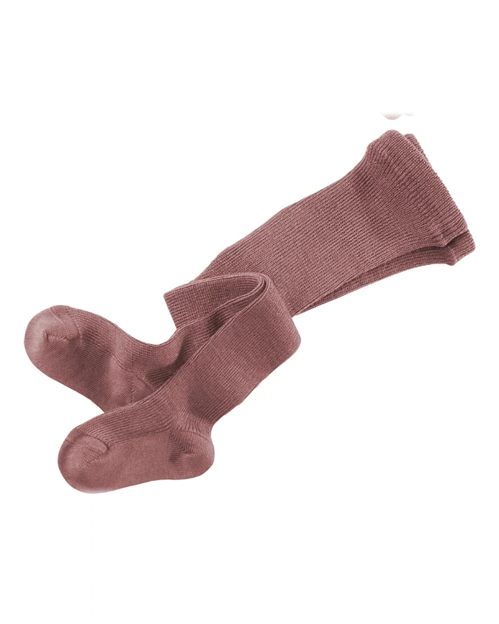 Baby Strumpfhose Bio-Schurwolle altrosa Gr.01