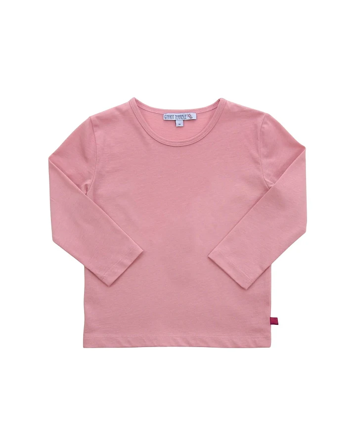 Uni Langarmshirt light rose Gr. 86/92