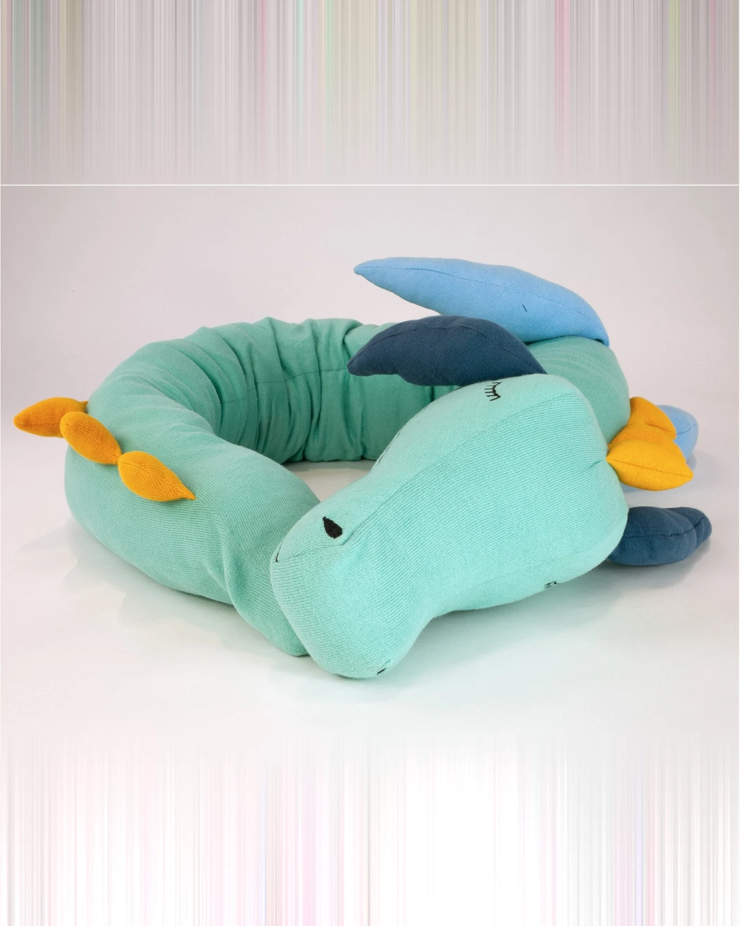 Bettschlange und Kuscheltier Drache extra lang Maße 20 x 170 cm – Ansicht 2
