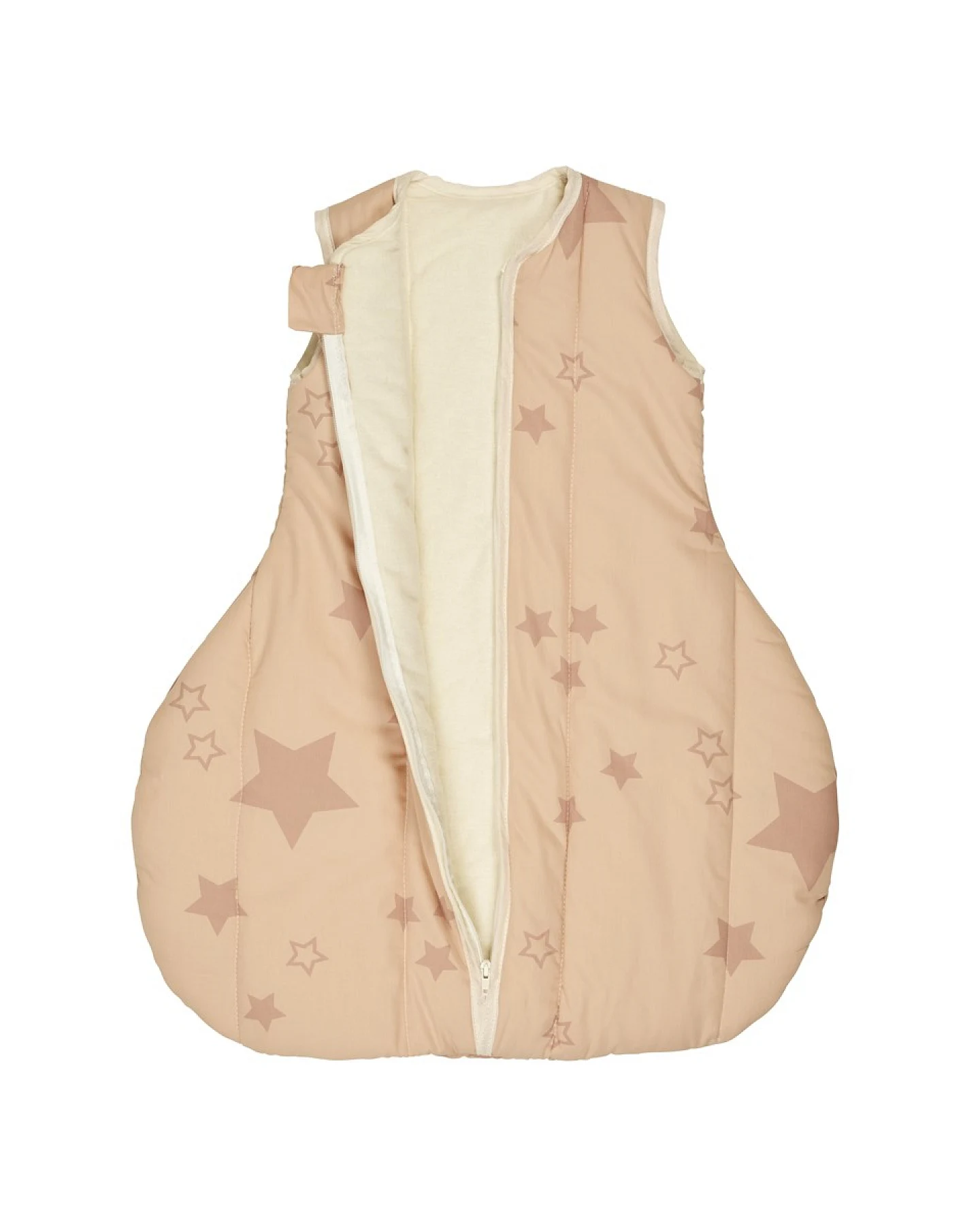 Winterschlafsack Baby Bio-Schurwolle "Sterne rosa" Gr.2 (90cm) – Ansicht 2