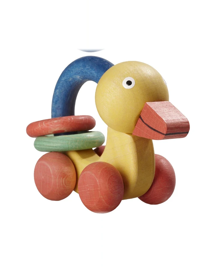 Produktseite: Greifspielzeug "Ente" in Bio-Qualität 10 x 10 x 6 cm