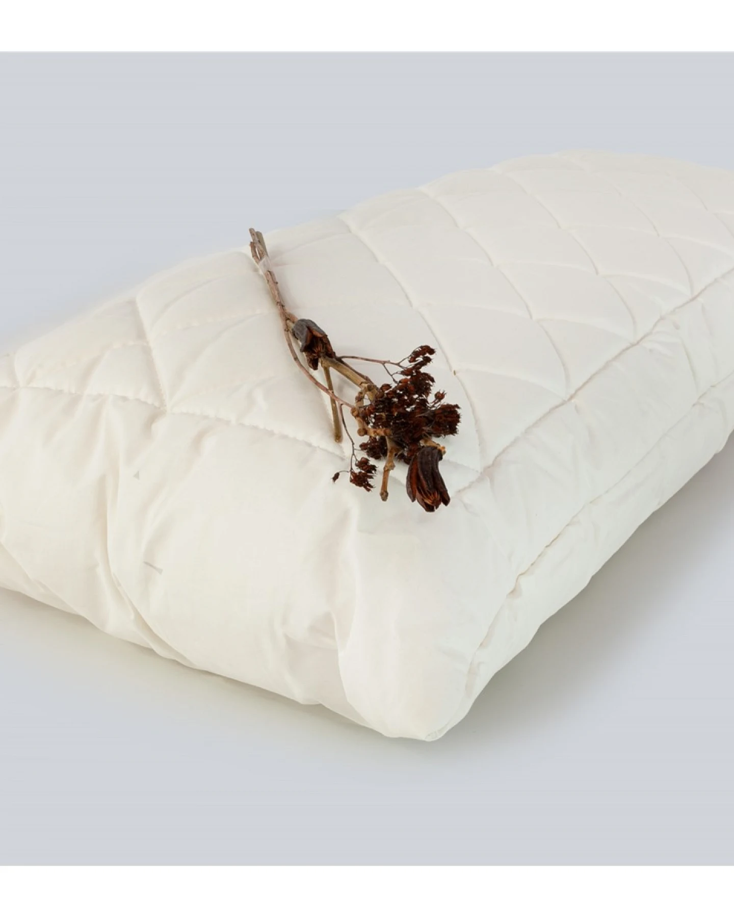 Kopfkissen Schurwolle mit Zirbe 40 x 80 cm, 450 g – Ansicht 2