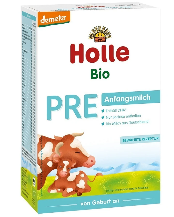 Holle Bio Anfangsmilch PRE, 400g ab dem 1. Monat