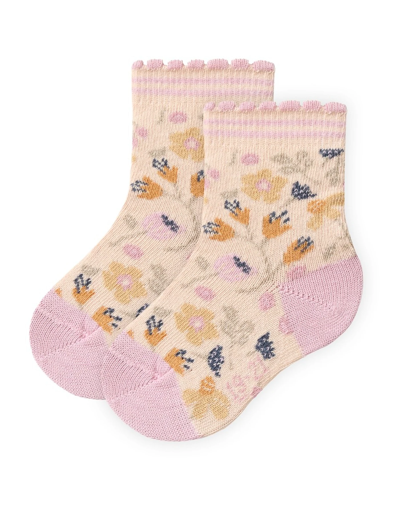 People Wear Organic 2er-Pack Socken malve mix Gr. 19-21 – Ansicht 2
