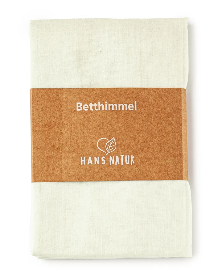 Betthimmel Baldachin Bio-Baumwolle Morgennebel 115 x 300 cm