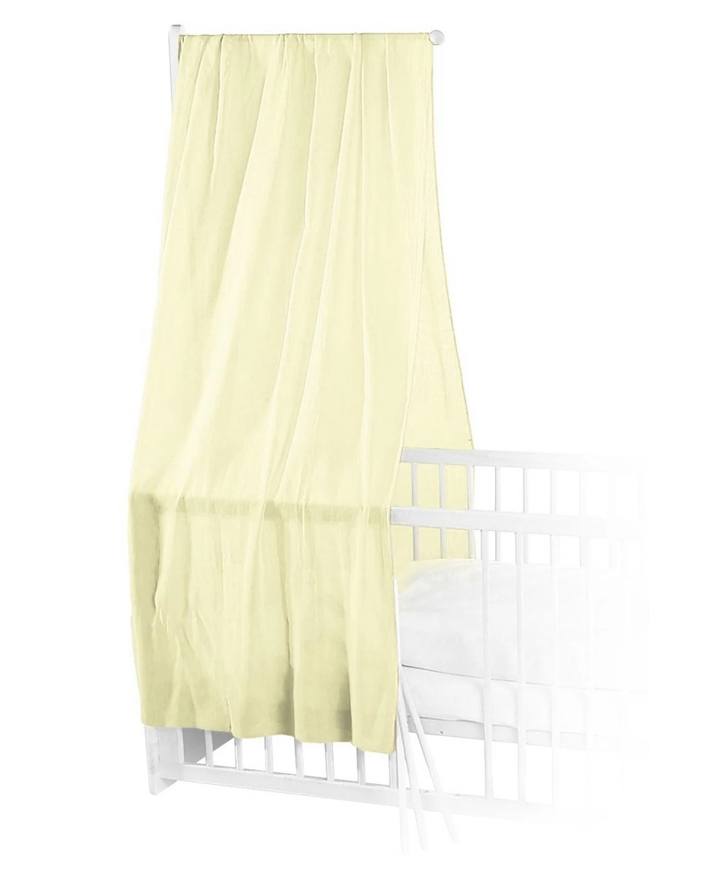 Betthimmel Baldachin Bio-Baumwolle Morgennebel 115 x 300 cm – Ansicht 2