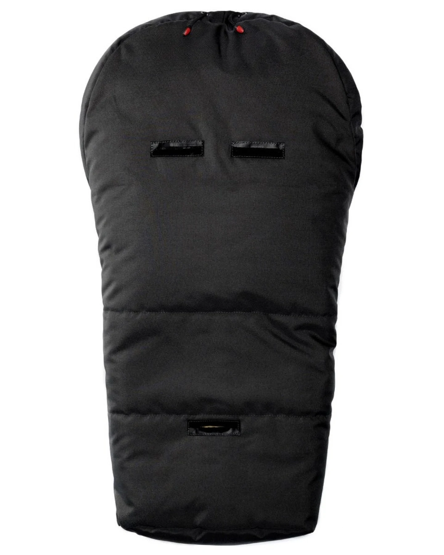 Hofbrucker Fußsack Kinderwagen Lammfell "Eskimo" schwarz Maße 80 x 35 x 10 cm – Ansicht 2