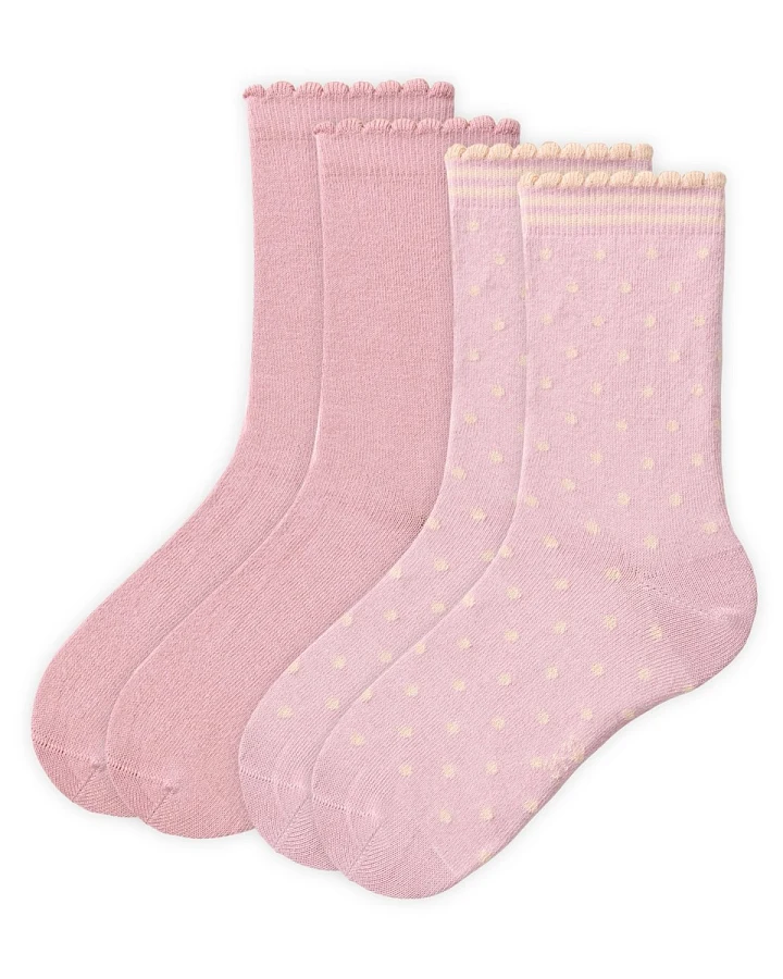 People Wear Organic 2-er Pack Socken dunkelmalve mix Gr. 28-30