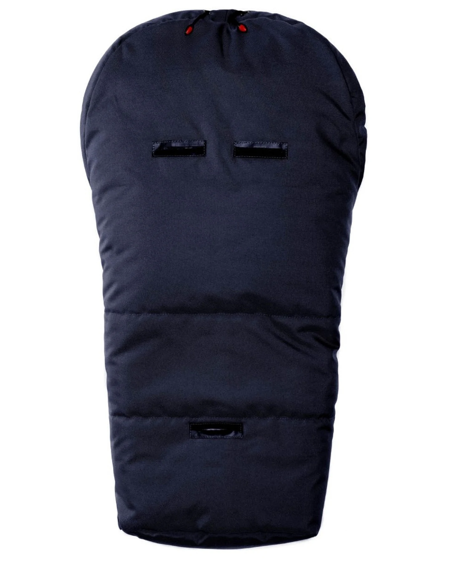 Hofbrucker Fußsack Kinderwagen Lammfell "Eskimo" navy blue Maße 80 x 35 x 10 cm – Ansicht 2