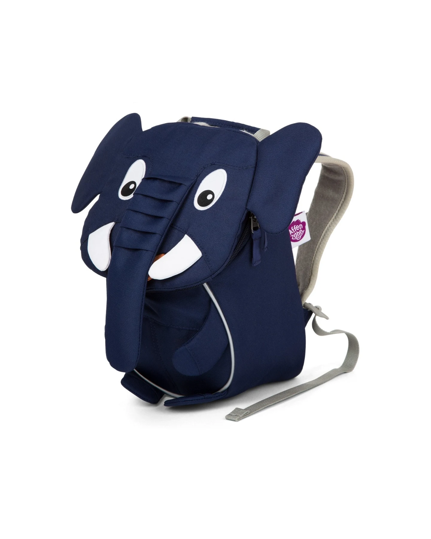 Affenzahn Kindergartenrucksack Kleiner Freund "Emil Elefant" blau Maße 17 x 25 x 11 cm – Ansicht 2