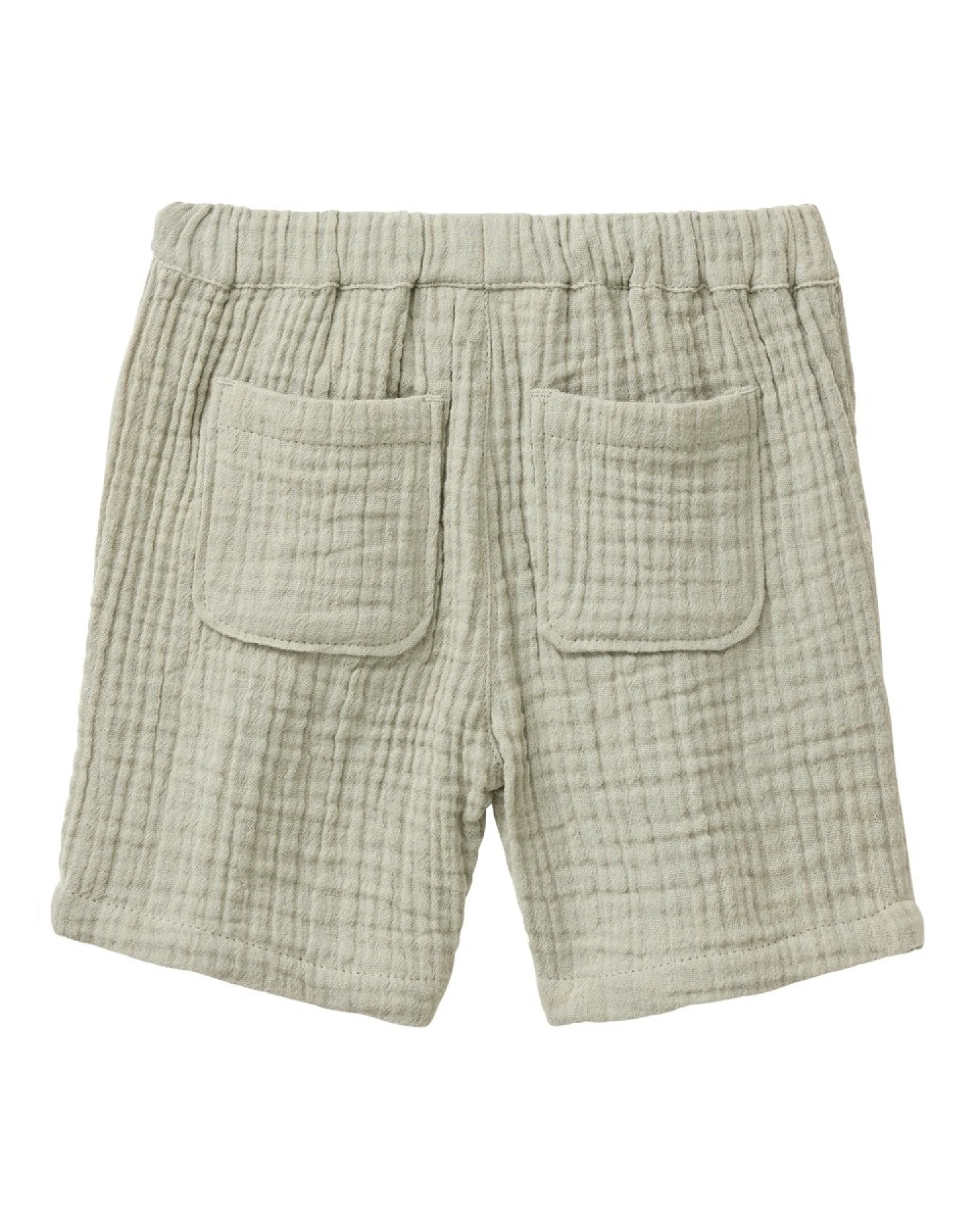 People Wear Organic Musselin-Shorts khaki Gr. 62/68 – Ansicht 2