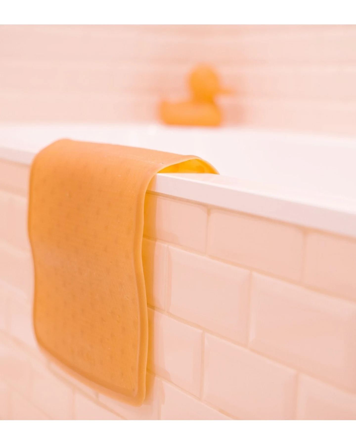 Badewanneneinlage Badematte aus Naturkautschuk natur Maße 55 x 32 cm – Ansicht 2