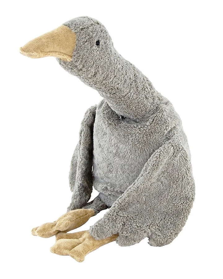 Kuscheltier Gans grau 80 x 69 x 17 cm