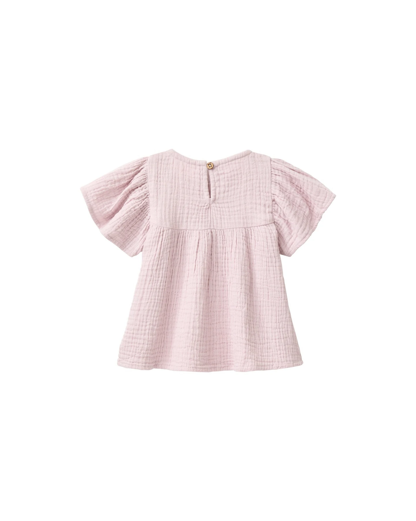 People Wear Organic Musselin-Bluse blass violett Gr. 86/92 – Ansicht 2