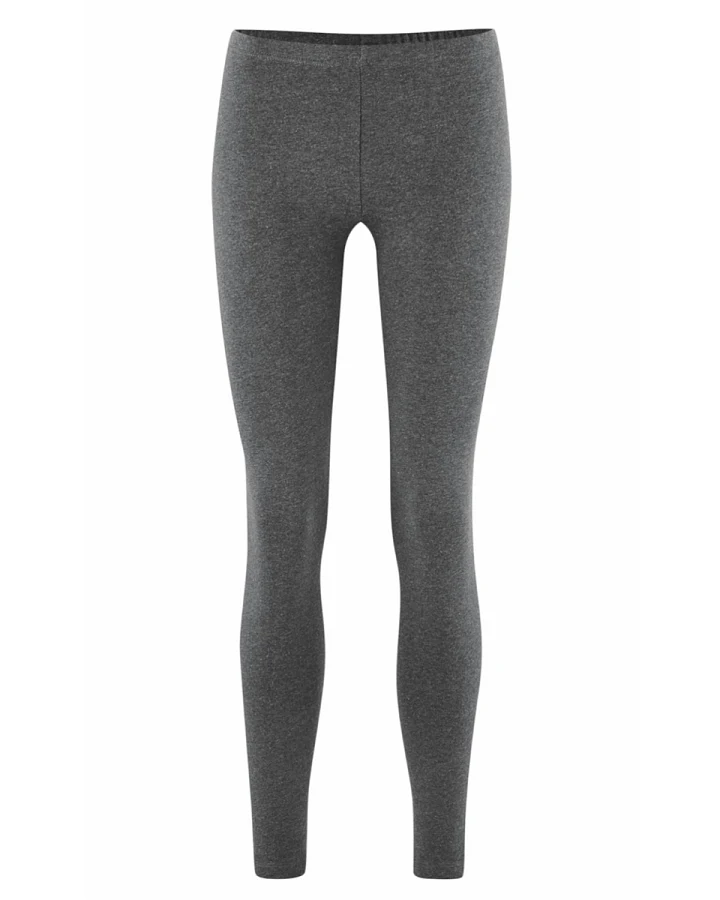 Living Crafts Damen Leggings "Hella", graphite melange Gr.S