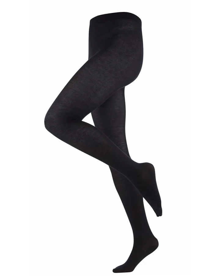 Living Crafts Damen Strumpfhose "Helene", black Gr.M