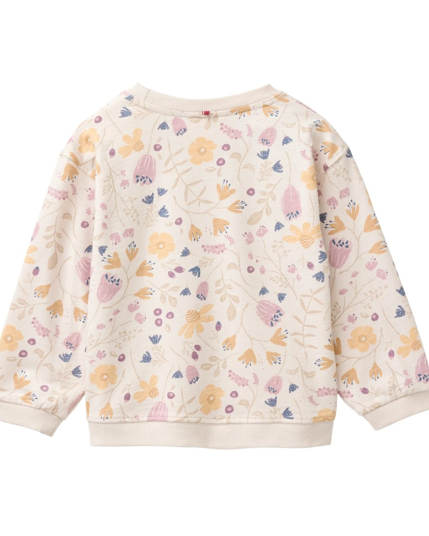 People Wear Organic Sweat-Pullover Blumengarten puderrosa Gr. 110/116 – Ansicht 2