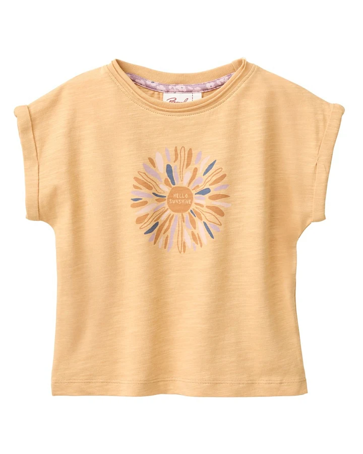 People Wear Organic Kurzarm-Shirt honiggelb Gr. 98/104