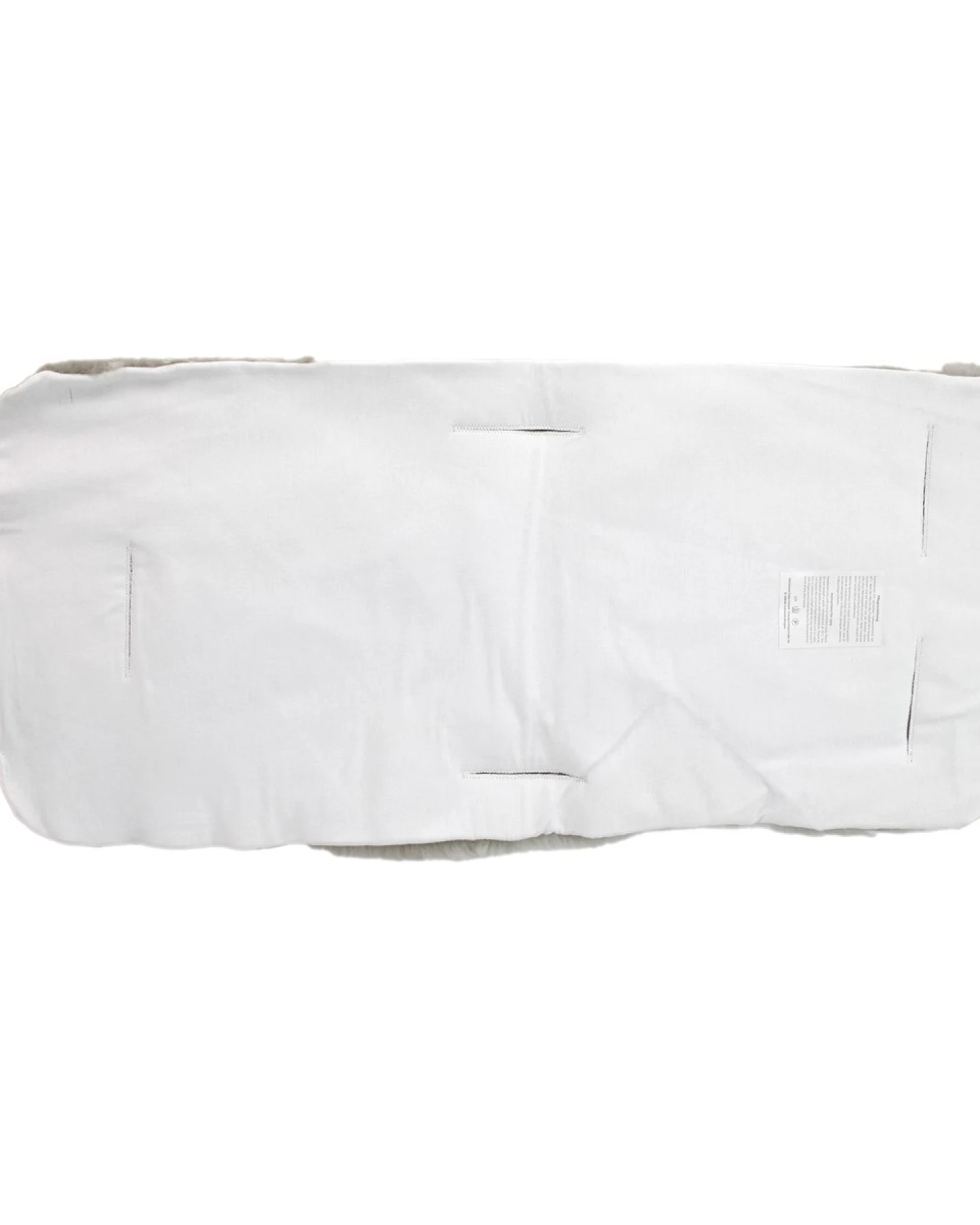 Lammfell Baby Felleinlage Patchwork grau Maße 73 x 33 cm – Ansicht 2
