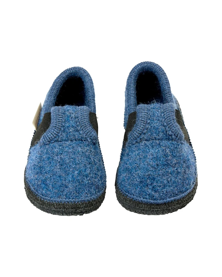 Kinder Hausschuhe Walkpuschen jeans Gr. 23