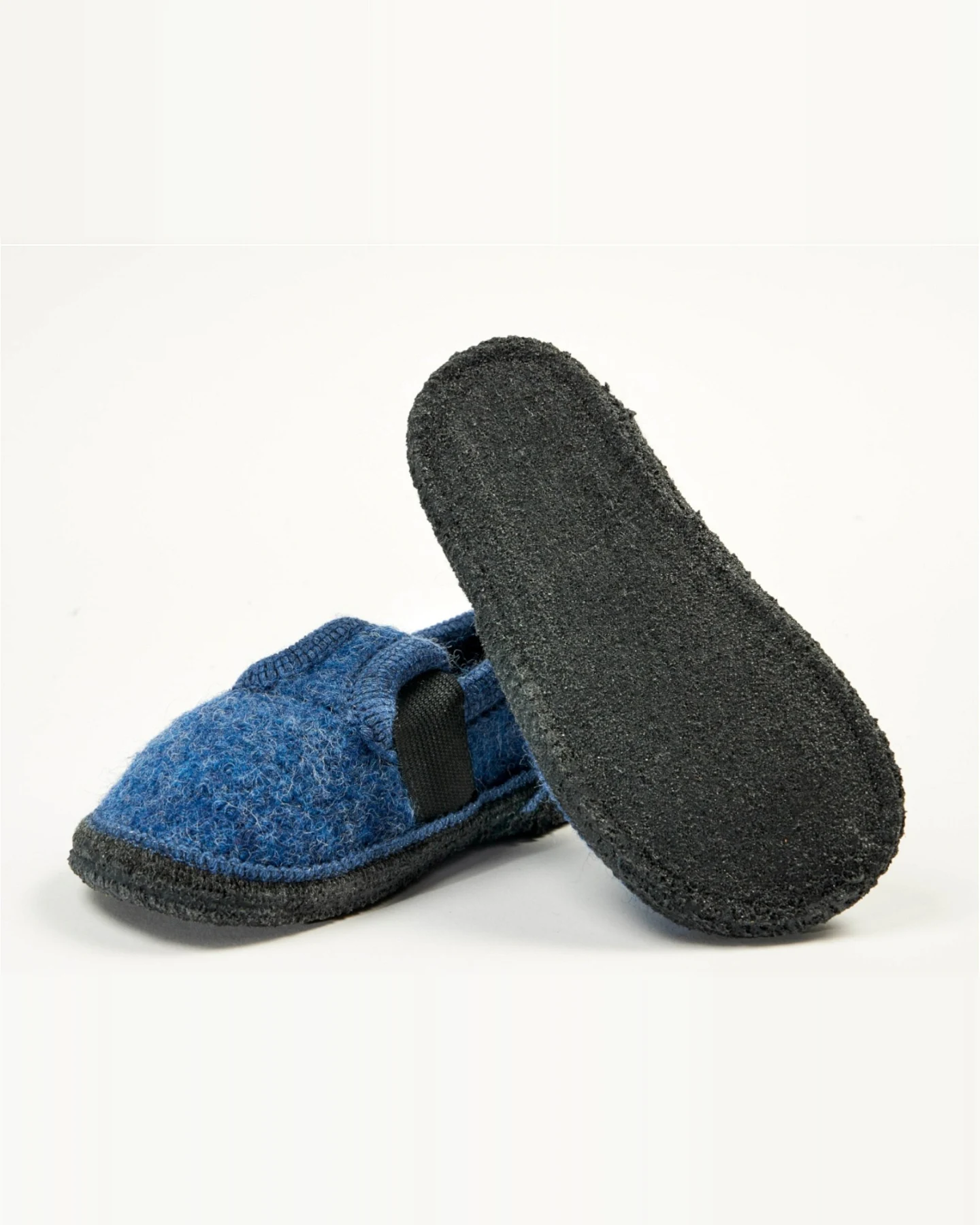 Kinder Hausschuhe Walkpuschen jeans Gr. 30 – Ansicht 2