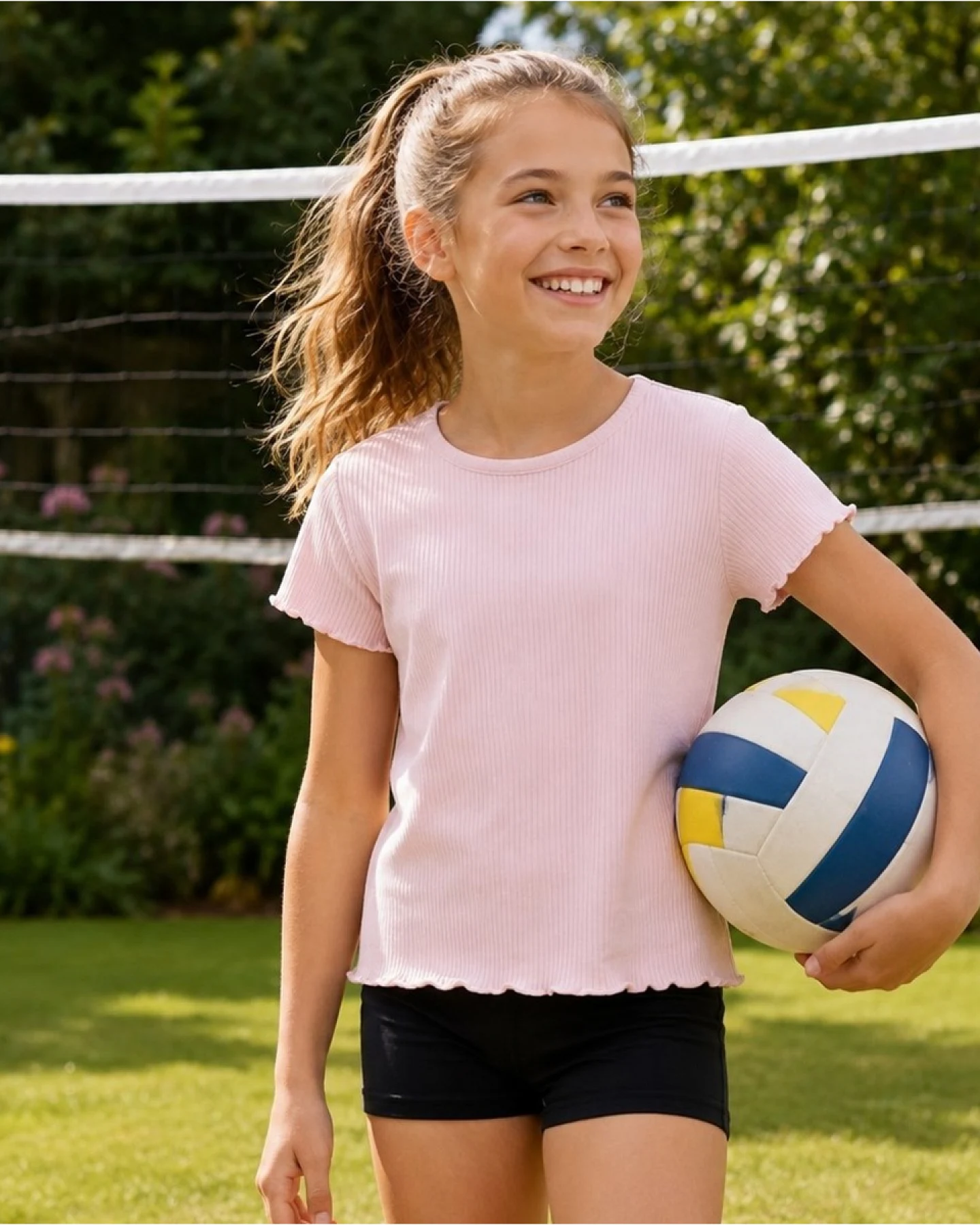 People Wear Organic Kurzarm-Shirt malve Gr. 98/104 – Ansicht 2