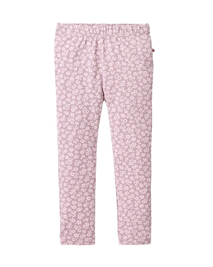 People Wear Organic Leggings kleine Veilchen dunkelmalve Gr. 104