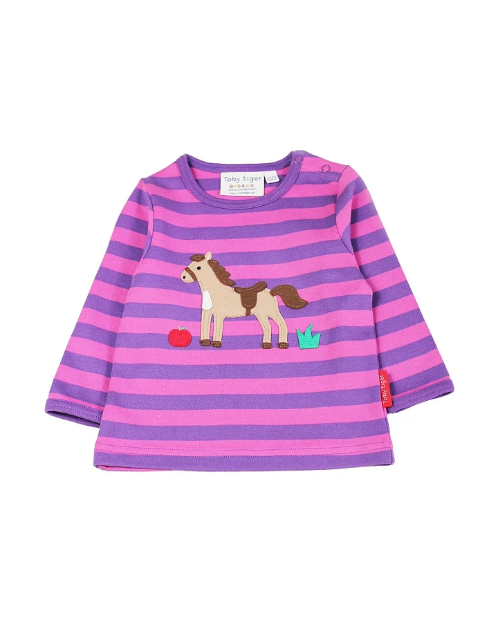 Baby und Kinder Langarmshirt Pferdchen Gr.92