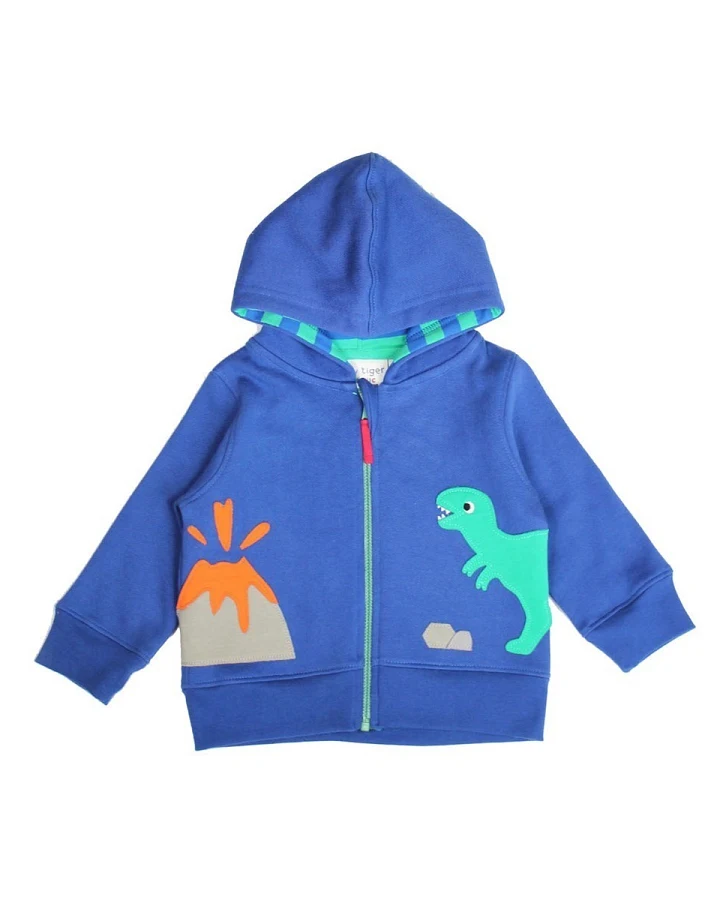 Baby und Kinder Jacke mit Kapuze Dino Gr.92