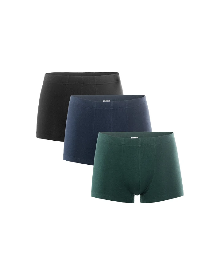 Living Crafts Herren-Pants "Sagon" 3er-Pack, Navy/Black/Dark Sea L