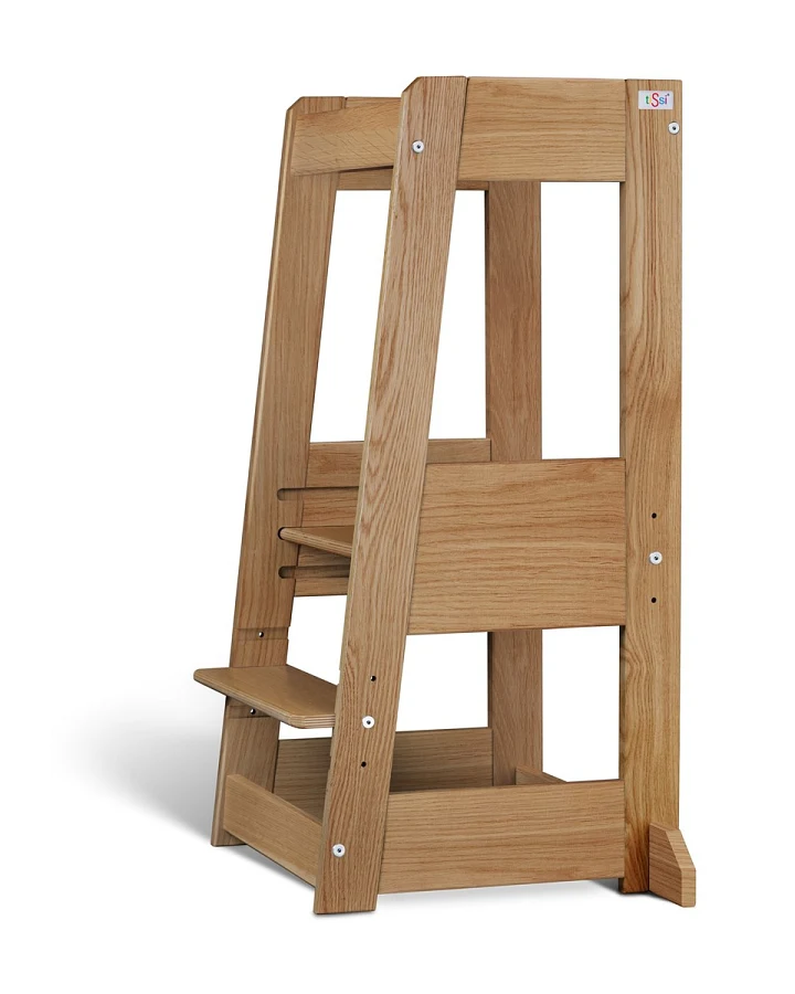 Lernturm Felix mitwachsend, Eiche massiv 40 x 91 x 45 cm, eiche