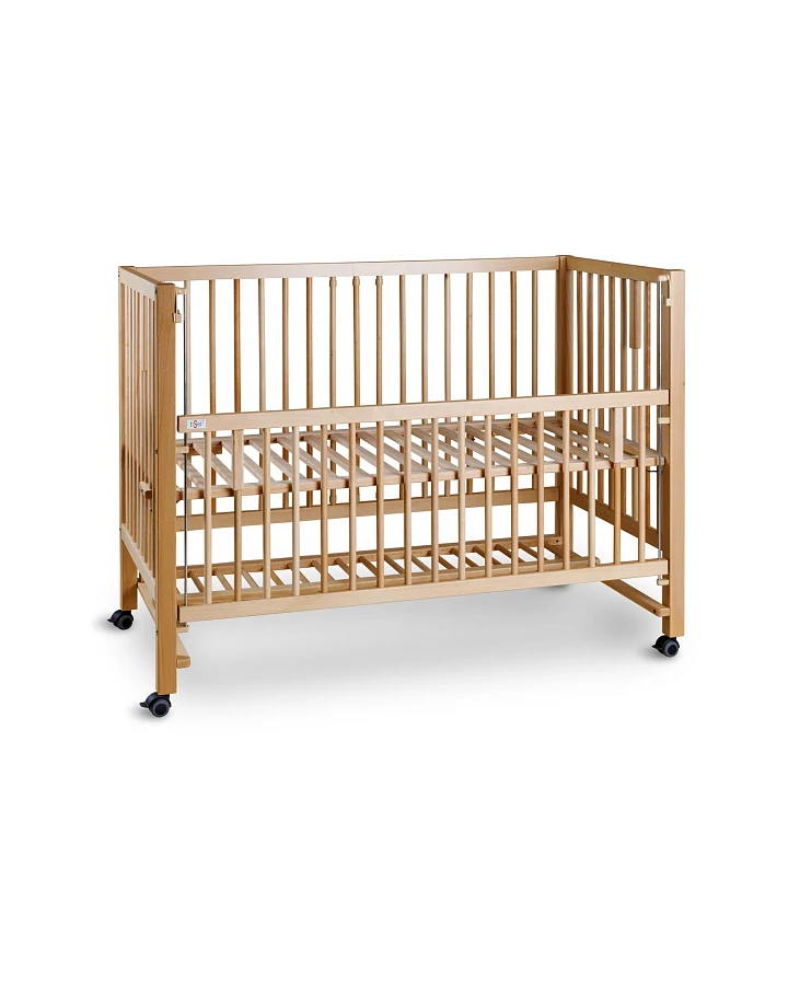 Beistell- und Babybett Hajo Buche 120 x 60 cm, natur