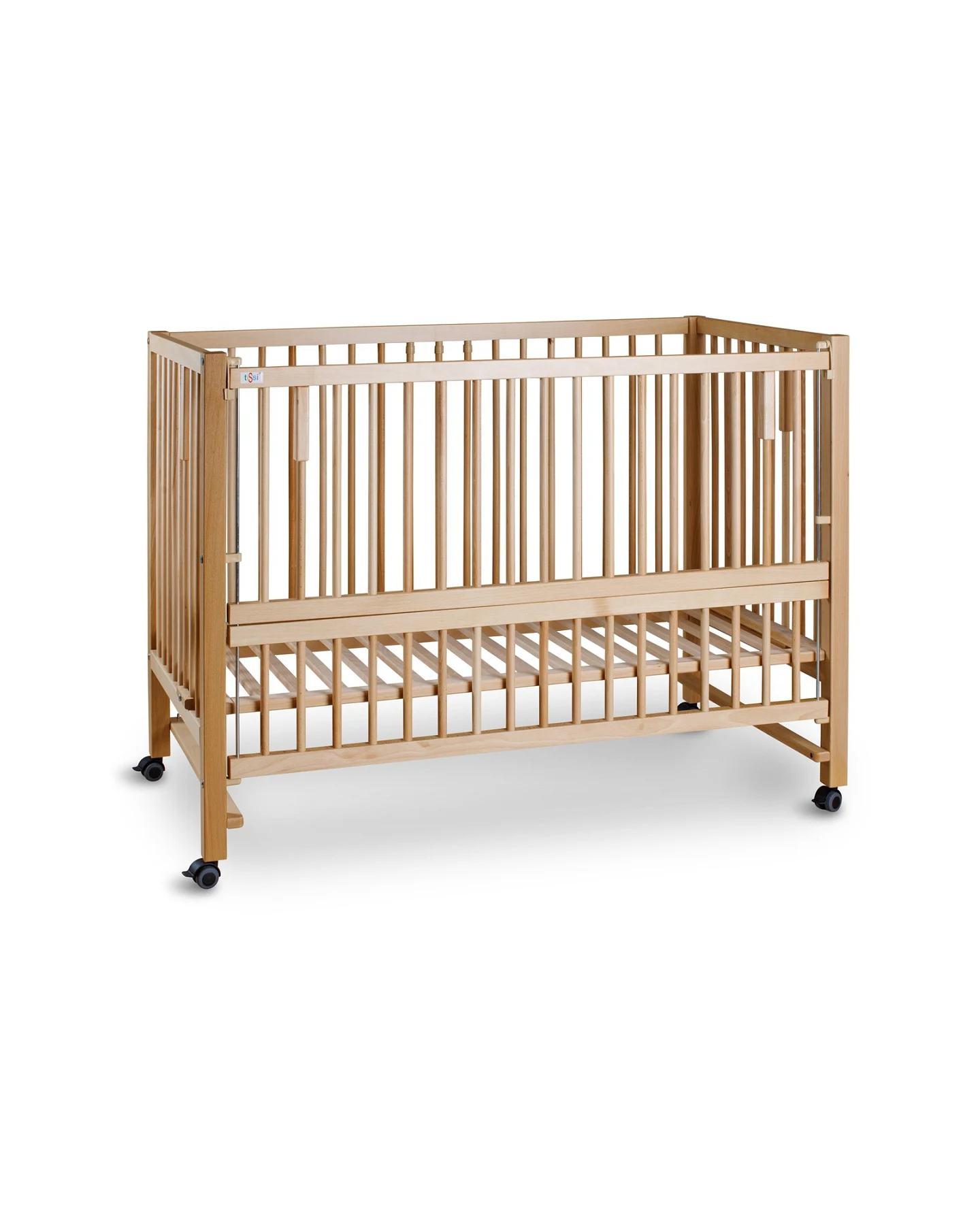 Beistell- und Babybett Hajo Buche 120 x 60 cm, natur – Ansicht 2
