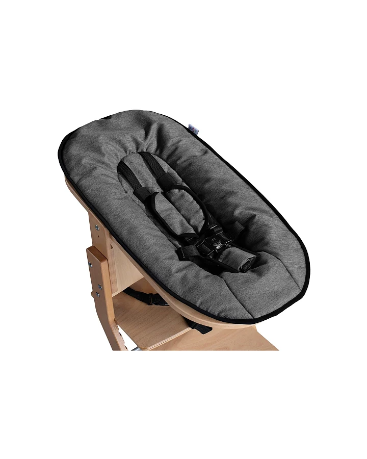Babyaufsatz 0-6 Monate, natur-anthrazit
