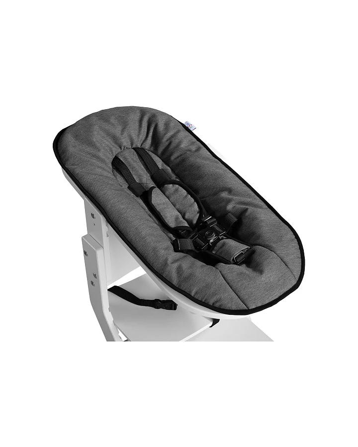Babyaufsatz 0-6 Monate, weiß-anthrazit